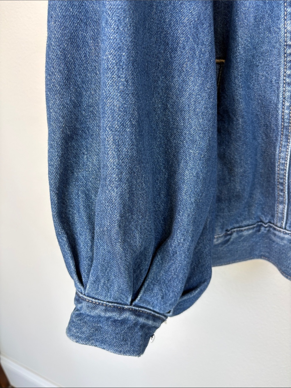 RARE Gap x DÔEN Oversized Icon Denim Jacket Jean Blue XL Like New NWOT - Picture 7 of 16